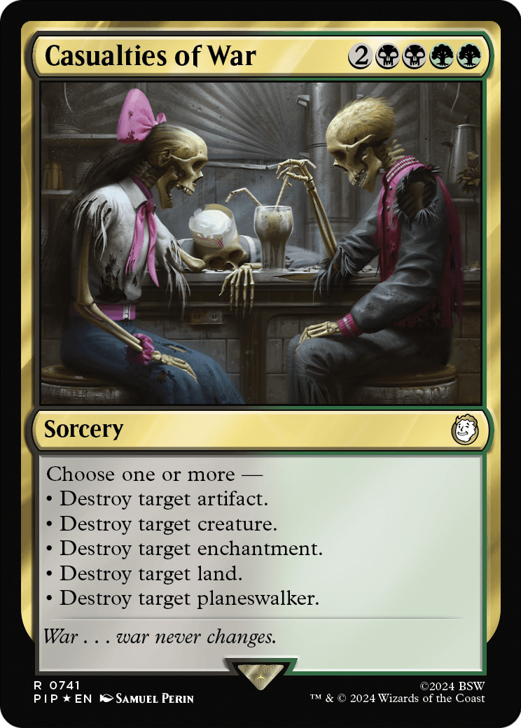 Casualties of War (Surge Foil) (PIP-741) - Fallout Foil