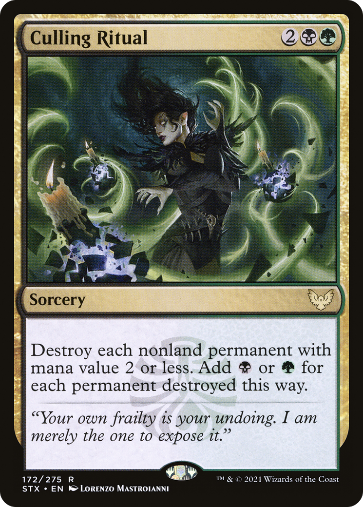 Culling Ritual (STX-172) - Strixhaven: School of Mages Foil