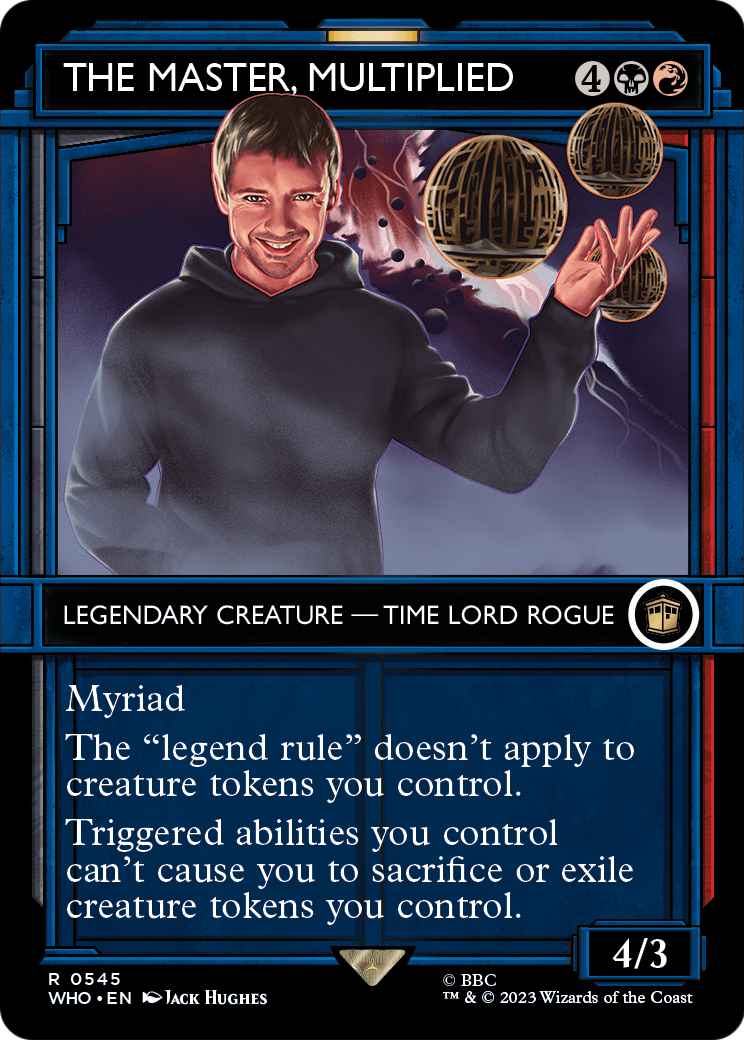 The Master, Multiplied (Showcase) (WHO-545) - Doctor Who: (Showcase) (Borderless) Foil