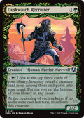 Duskwatch Recruiter (Showcase) (INR-323) - Innistrad Remastered: (Showcase) Foil