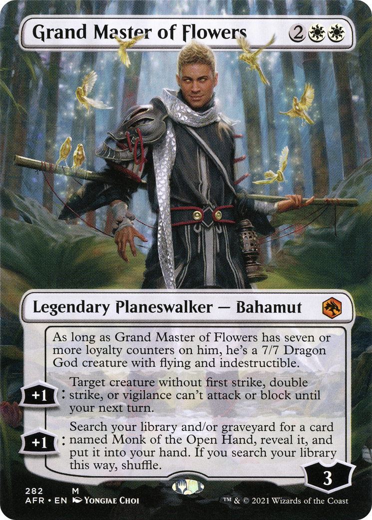 Grand Master of Flowers (Borderless) (AFR-282) - Adventures in the Forgotten Realms Foil