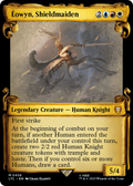Eowyn, Shieldmaiden (Showcase Scrolls) (LTC-456) - Tales of Middle-earth Commander: (Showcase) Foil