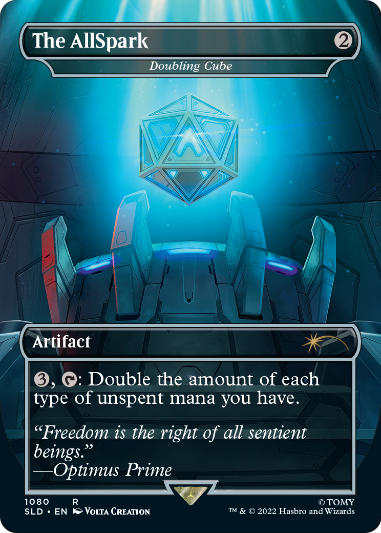 The AllSpark - Doubling Cube (SLD-1080) - Secret Lair Drop (Borderless)