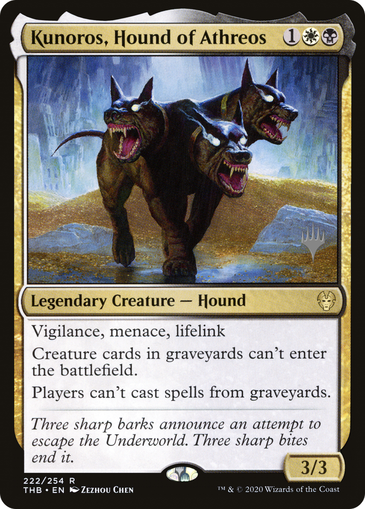 Kunoros, Hound of Athreos (PPTHB-222) - Theros Beyond Death Promos