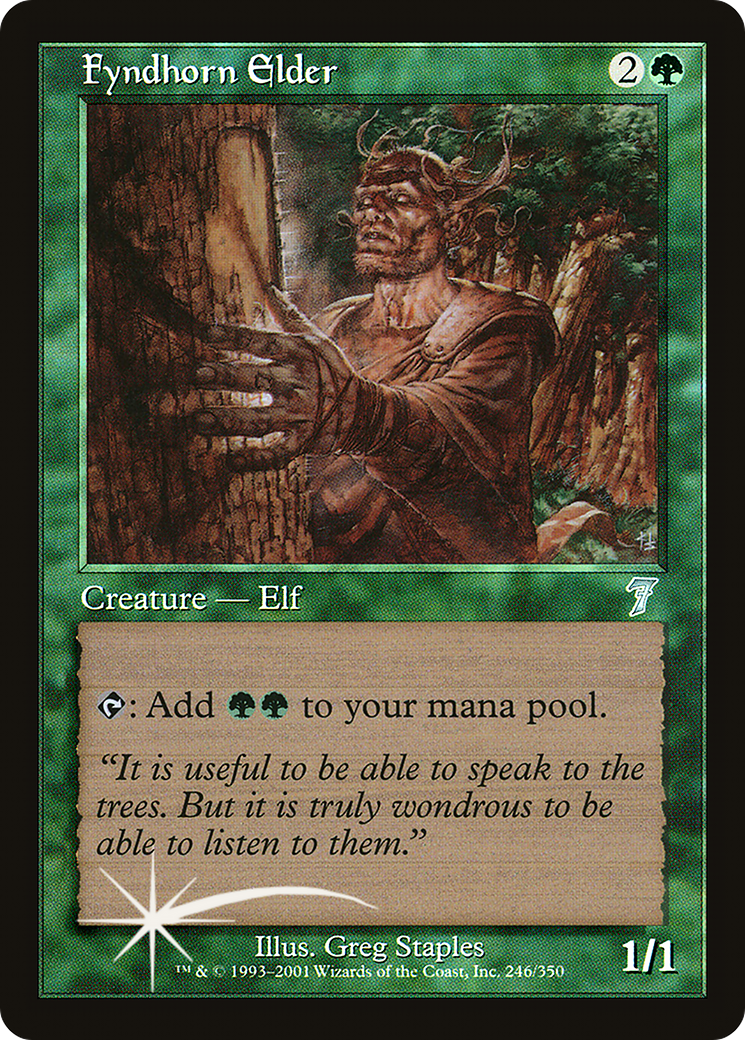 Fyndhorn Elder (7ED-246★) - 7th Edition