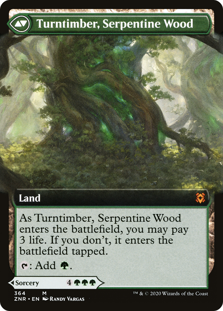 Turntimber Symbiosis (Extended Art) (ZNR-364) - Zendikar Rising: (Extended Art)