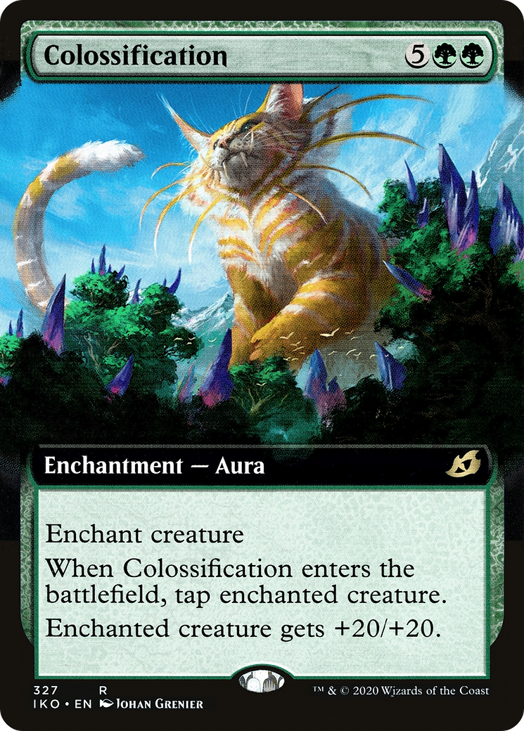 Colossification (Extended Art) (IKO-327) - Ikoria: Lair of Behemoths: (Extended Art) Foil