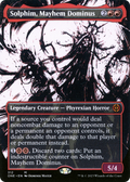 Solphim, Mayhem Dominus (Showcase) (ONE-312) - Phyrexia: All Will Be One: (Showcase) (Borderless)