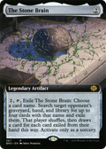 The Stone Brain (Extended Art) (BRO-367) - The Brothers' War: (Extended Art) Foil