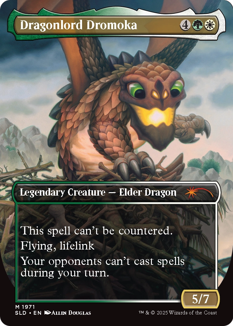 Dragonlord Dromoka (SLD-1971) - Secret Lair Drop (Borderless)
