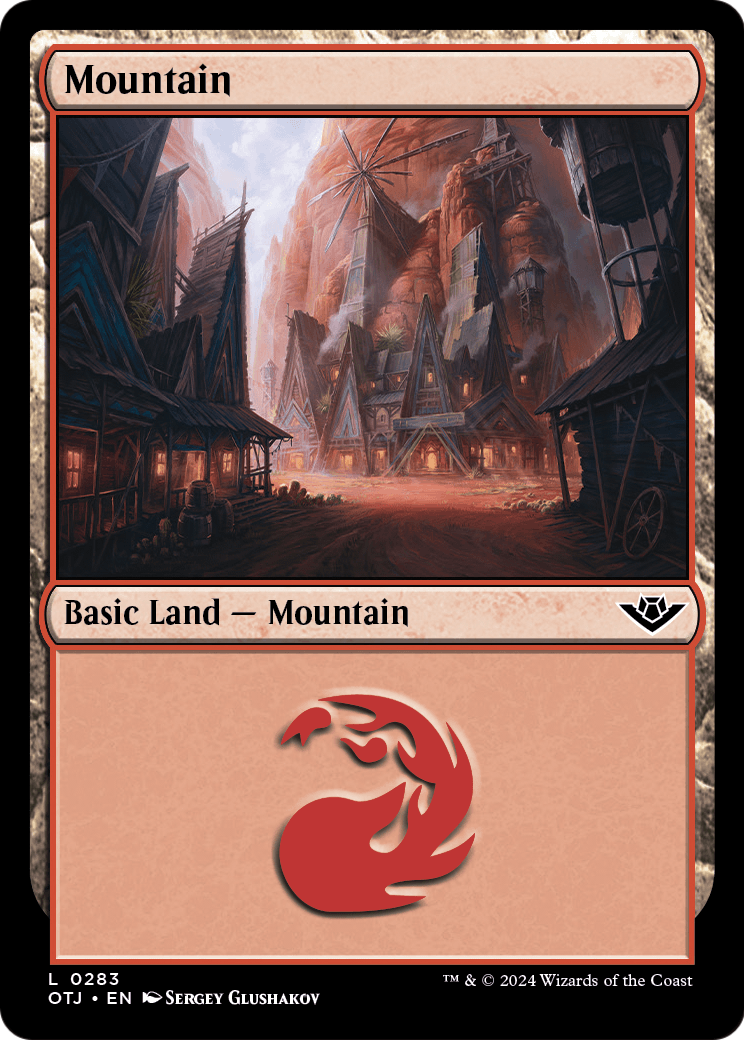 Mountain (0283) (OTJ-283) - Outlaws of Thunder Junction