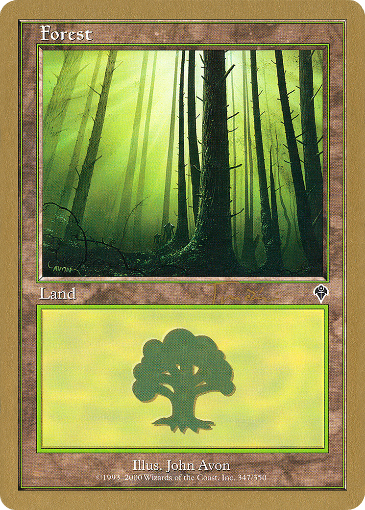 Forest (347) - 2001 Jan Tomcani (MMQ) (WCD-) - World Championship Decks 2001