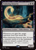Enduring Tenacity (PPDSK-095) - Duskmourn: House of Horror Promos: (enchantment)
