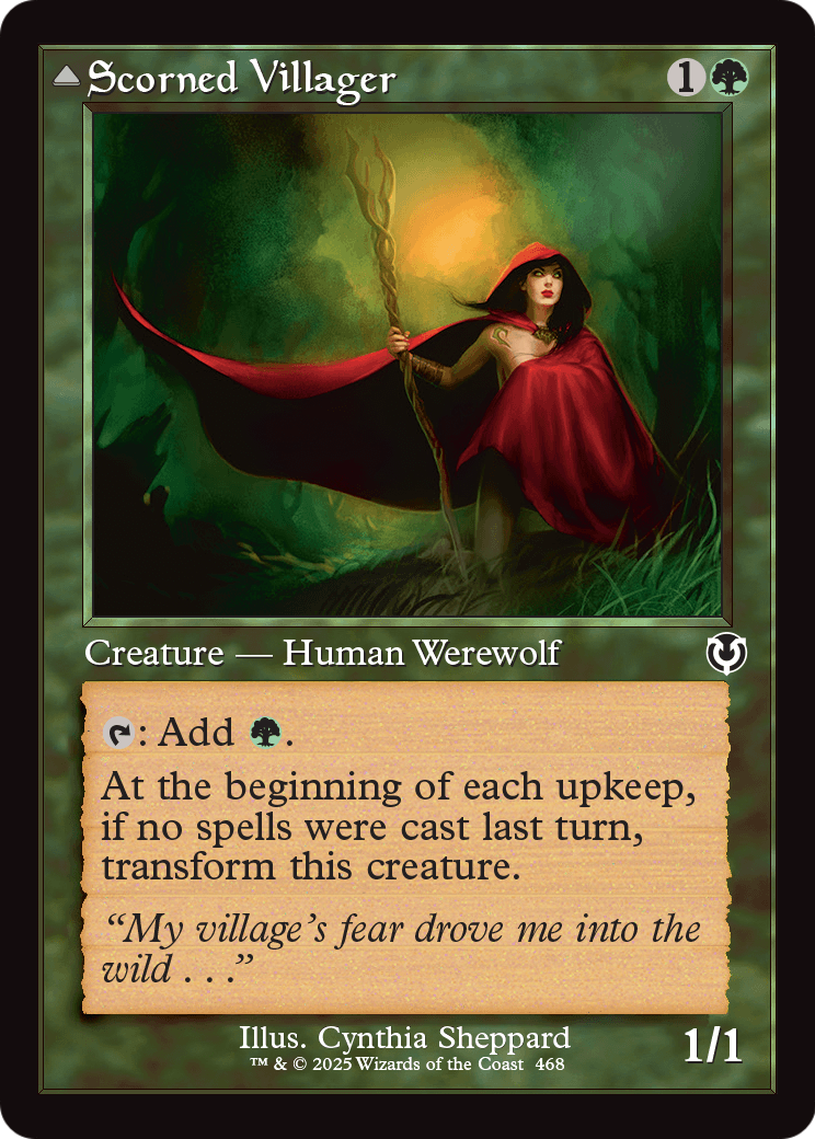 Scorned Villager (Retro Frame) (INR-468) - Innistrad Remastered Foil