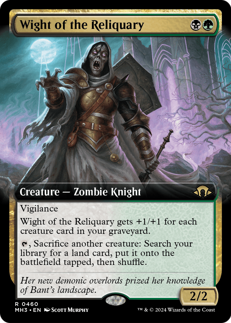 Wight of the Reliquary (Extended Art) (MH3-460) - Modern Horizons 3: (Extended Art) Foil