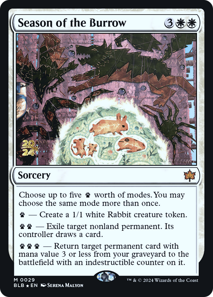 Season of the Burrow (PRE-029) - Bloomburrow Promos Foil