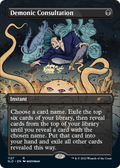 Demonic Consultation (SLD-1127) - Secret Lair Drop (Borderless)