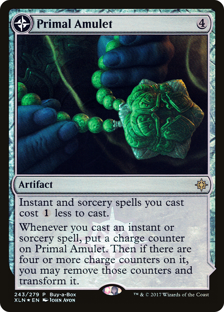 Primal Amulet (BABP-243) - XLN Treasure Chest: (compasslanddfc) Foil