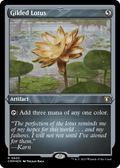 Gilded Lotus (Foil Etched) (CMM-605) - Commander Masters Foil