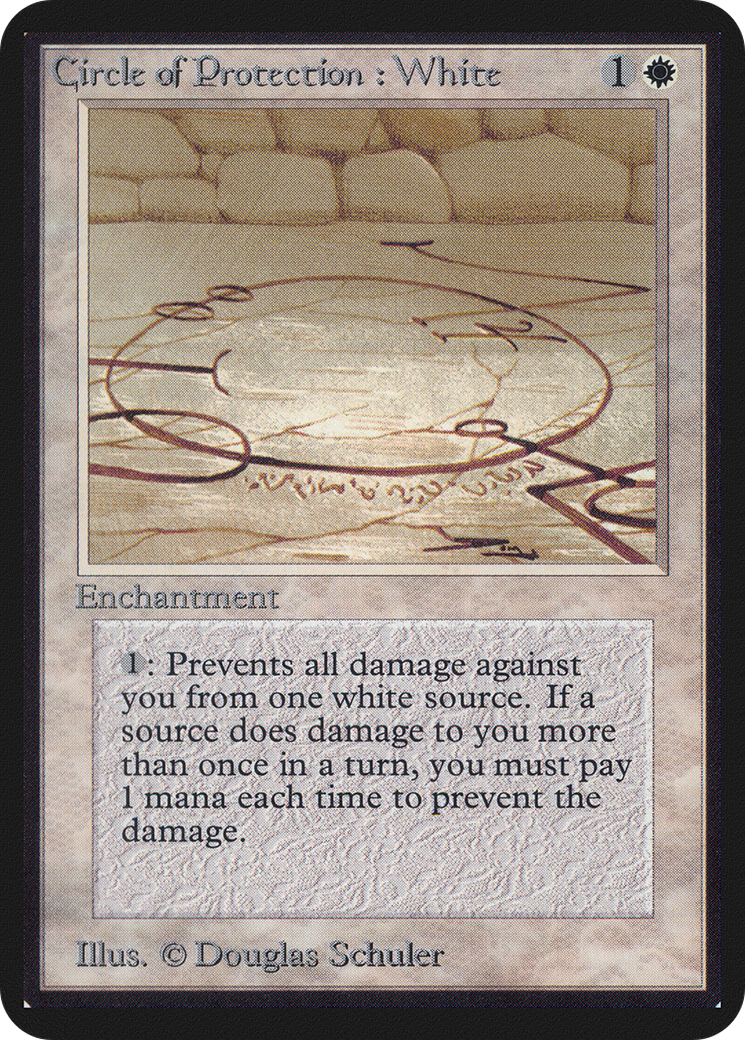 Circle of Protection: White (LEA-) - Limited Edition Alpha