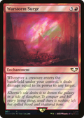 Warstorm Surge (Surge Foil) (40K-209) - Warhammer 40,000 Commander Foil