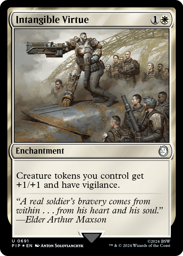 Intangible Virtue (Surge Foil) (PIP-691) - Fallout Foil