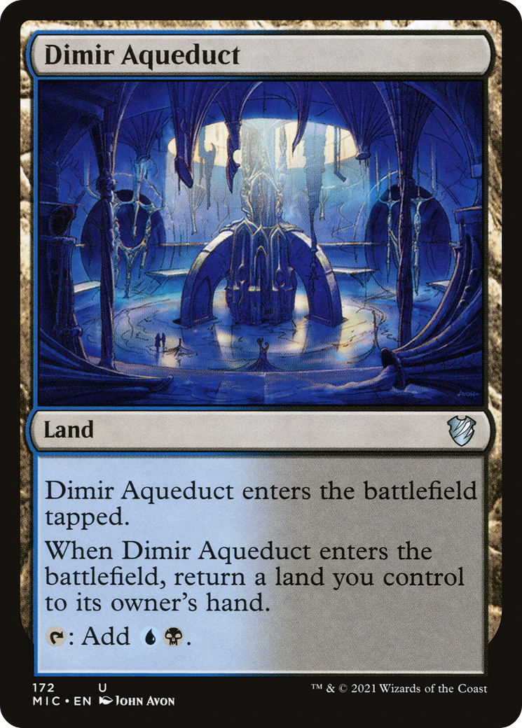 Dimir Aqueduct (MIC-172) - Midnight Hunt Commander
