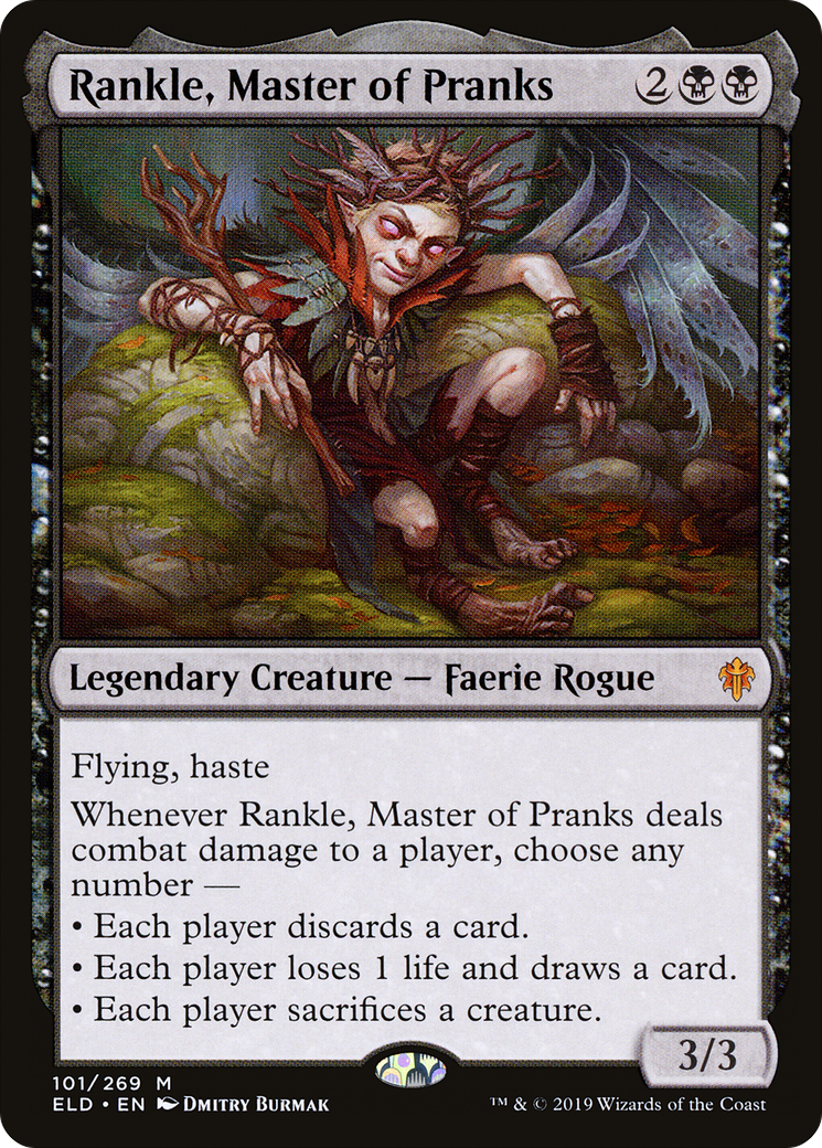 Rankle, Master of Pranks (ELD-101) - Throne of Eldraine Foil