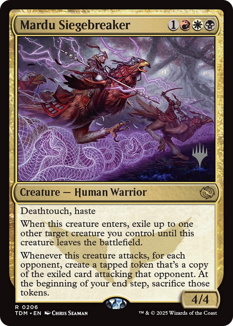 Mardu Siegebreaker (PPTDM-206) - Promo Pack: Tarkir: Dragonstorm Foil