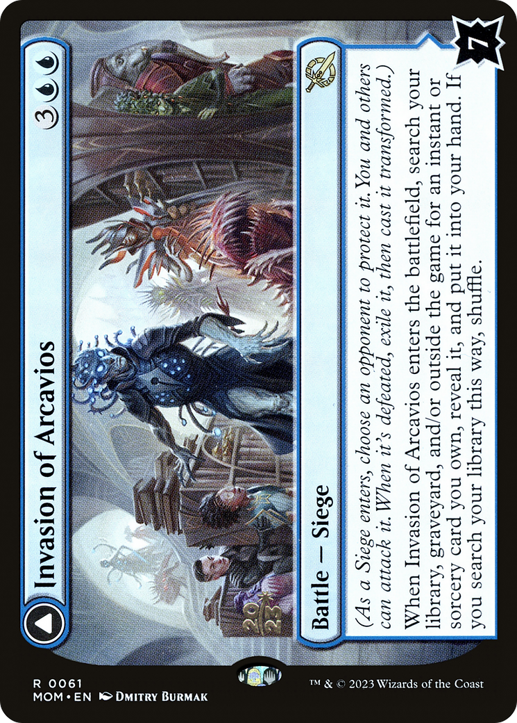 Invasion of Arcavios (PRE-061) - March of the Machine Promos Foil