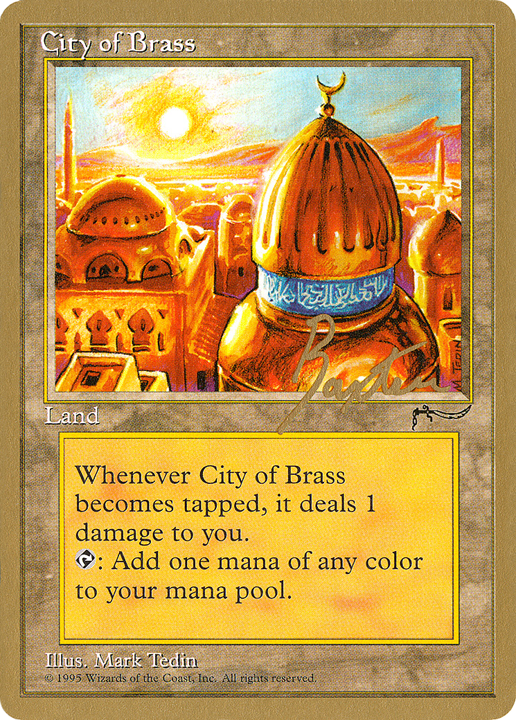 City of Brass - 1996 George Baxter (ARN) (WCD-) - Pro Tour Collector Set