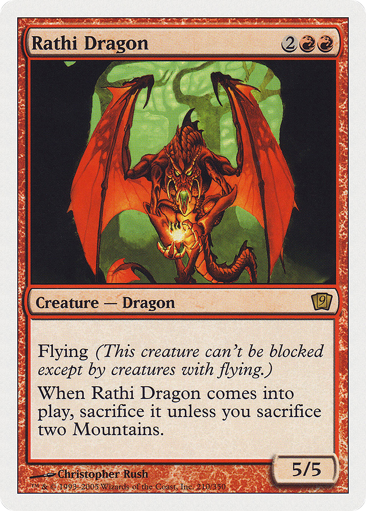 Rathi Dragon (9ED-) - 9th Edition Foil