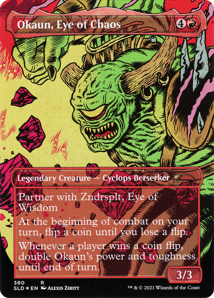 Okaun, Eye of Chaos (SLD-380) - Secret Lair Drop (Borderless)