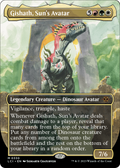 Gishath, Sun's Avatar (Borderless) (LCI-330) - The Lost Caverns of Ixalan Foil
