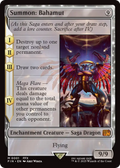 Summon: Bahamut (FIN-001) - FINAL FANTASY: (enchantment) Foil