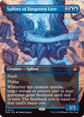 Sphinx of Forgotten Lore (Borderless) (FDN-314) - Foundations Foil