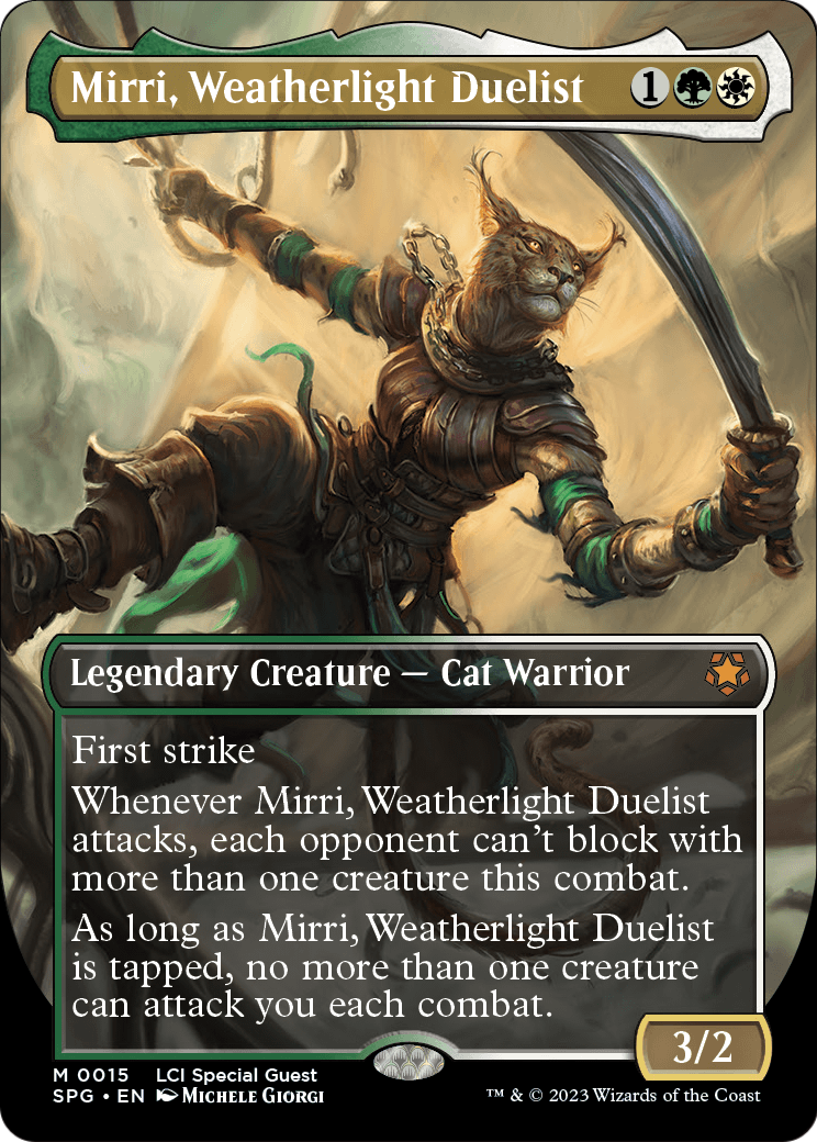 Mirri, Weatherlight Duelist (Borderless) (SPG-015) - Special Guests