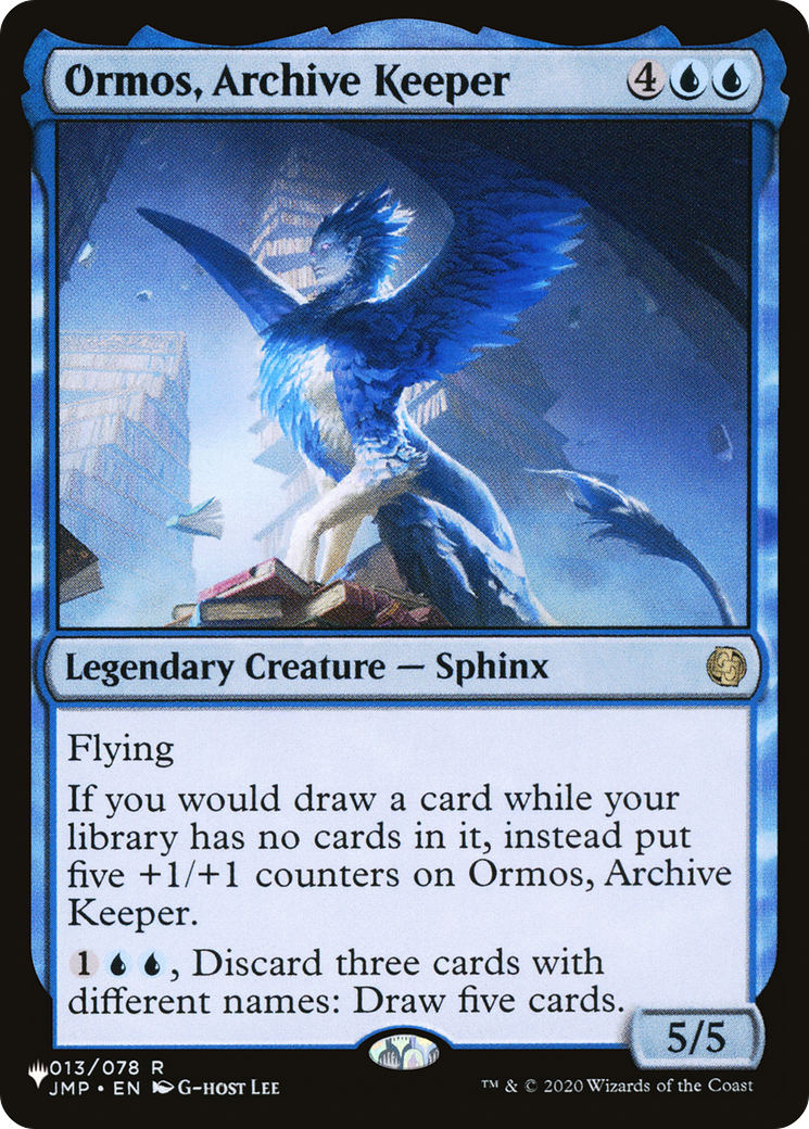 Ormos, Archive Keeper (LIST-013/078) - The List