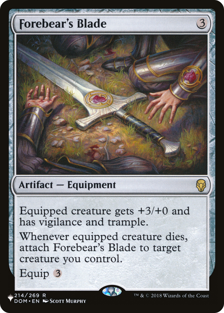 Forebear's Blade (LIST-DOM-214) - The List