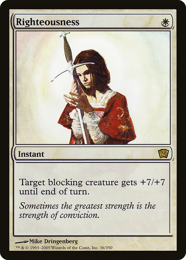 Righteousness (9ED-036) - 9th Edition