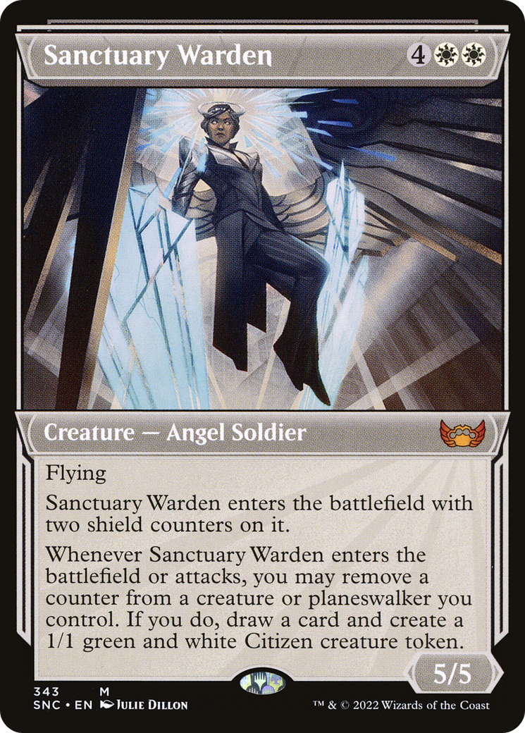 Sanctuary Warden (Showcase) (SNC-343) - Streets of New Capenna: (Showcase)