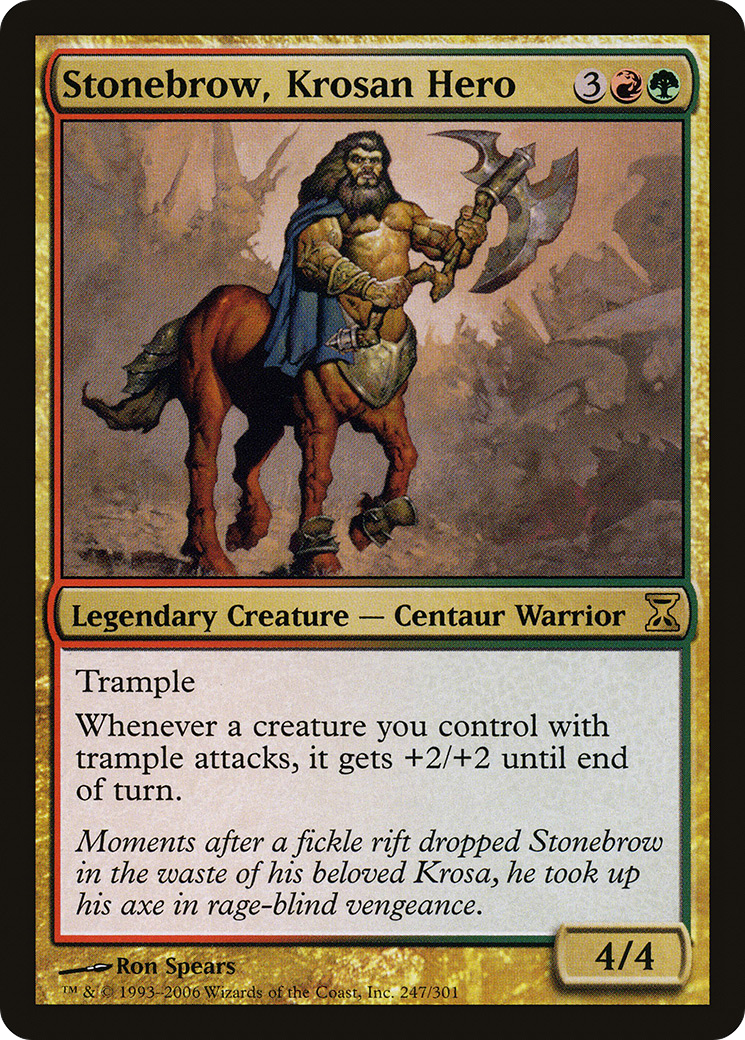 Stonebrow, Krosan Hero (TSP-247) - Time Spiral