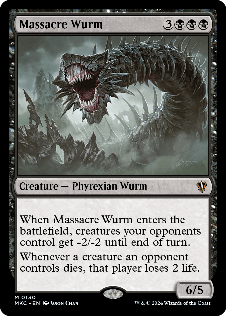 Massacre Wurm (MKC-130) - Murders at Karlov Manor Commander