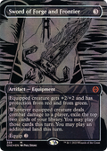 Sword of Forge and Frontier (Oil Slick Raised Foil) (ONE-359) - Phyrexia: All Will Be One (Borderless) Foil