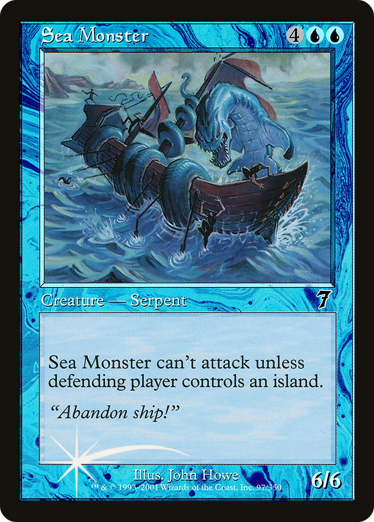 Sea Monster (7ED-97★) - 7th Edition