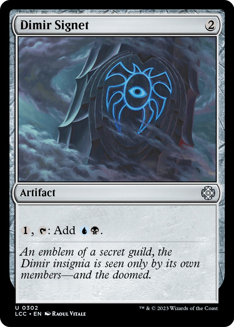 Dimir Signet (LCC-302) - The Lost Caverns of Ixalan Commander