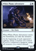 White Plume Adventurer (PRE-049) - Battle for Baldur's Gate Promos Foil