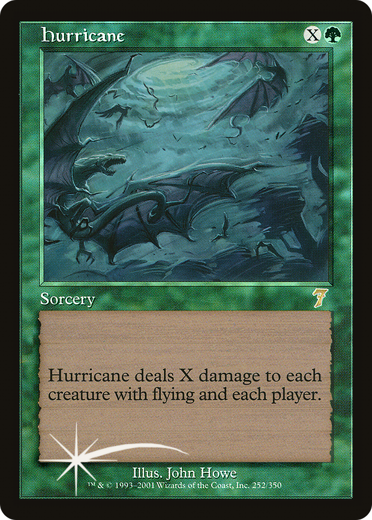 Hurricane (7ED-252★) - 7th Edition Foil