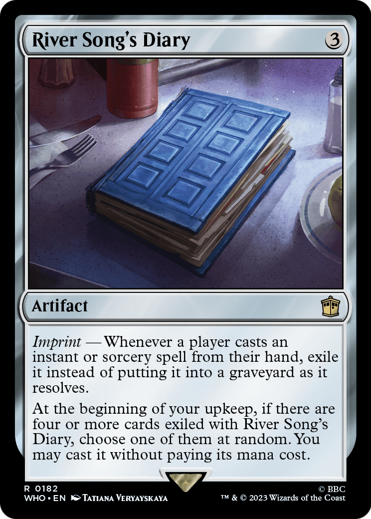 River Song's Diary (WHO-182) - Doctor Who Foil