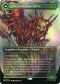 Grist, Voracious Larva (Borderless) (Textured Foil) (MH3-472) - Modern Horizons 3 Foil